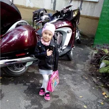 2018 New Children’s Black Pink PU Leather Jackets Boys Girls Autumn Winter Coat Clothes Kids Motorcycle Jacket Outerwear Coats