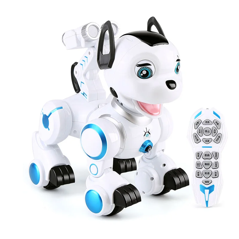 

Wireless Remote Control Smart Dog Electronic Pet Educational Children's Toy Dancing Robot Interactive Dog Kid's Birthday Gift