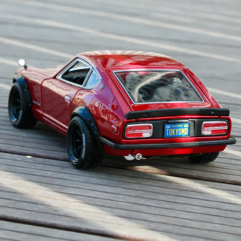 Maisto дизайн 1:18 1971 Datsun 240Z Токийский мод Красный литье под давлением модель спортивный гоночный автомобиль в коробке