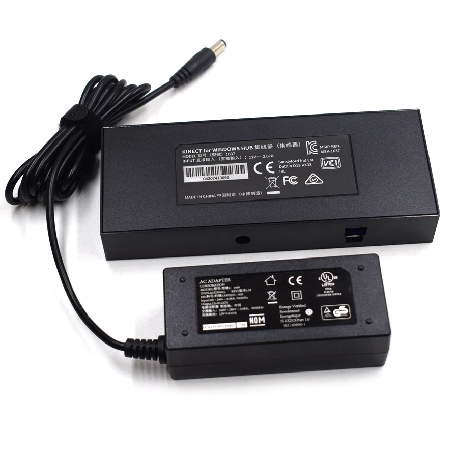 NEW Version Kinect 2.0 Sensor AC Adapter Power Supply for Xbox one S / X / Windows PC For XBOXONE Slim/X Kinect Adaptor