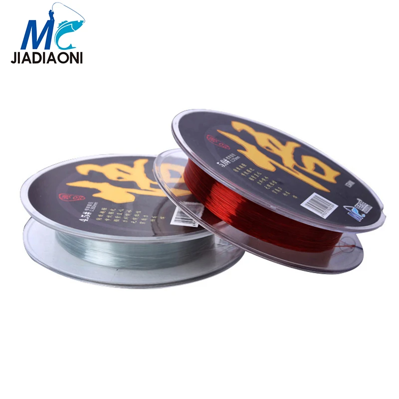 JIADIAONI 150M ligne de pêche transparente fluorocarbone 0.105-0.323mm 100% Nylon Super rallye Aliexpress ligne de pêche à la carpe