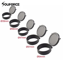 Крышка объектива Пылезащитный колпак для 39/46/47/57/64 мм Диаметр объем пистолет аксессуар для охоты