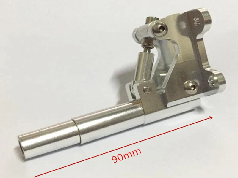 

Hole Diameter 6.35mm Shaft Bracket Aluminum Alloy Shaft Support / Holder Length 90mm for RC Gasoline Boat Racing O Boat Parts
