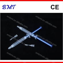 100 шт./лот 3 мл Отбеливание зубов Whitener Отбеливание шприц белый гель для заправки, 6%, 12%, 16%, 25%, 35% HP перекись водорода