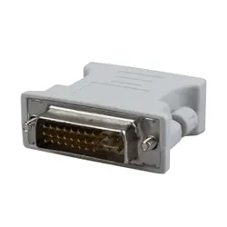 Новый мужской DVI 24 плюс 5 DVI-I к VGA Женский адаптер для передачи видео