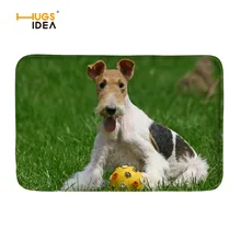 HUGSIDEA милые детские коврики для спальни Фокстерьер 3D одеяло-конверт с принтом мягкий коврик Противоскользящая дверь в ванную коврик для гостиной