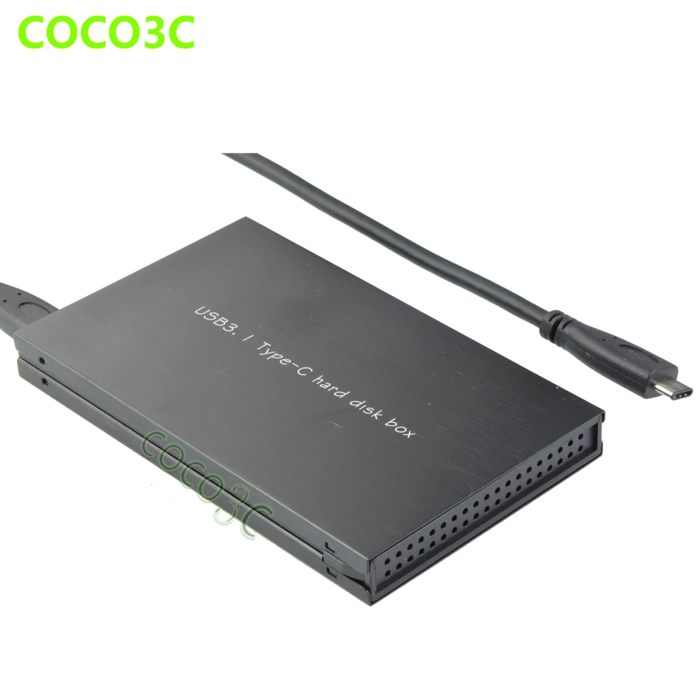 Tool Free 10Gb s USB 3 1 Type C HDD Enclosure With ventilation holes SATA 3