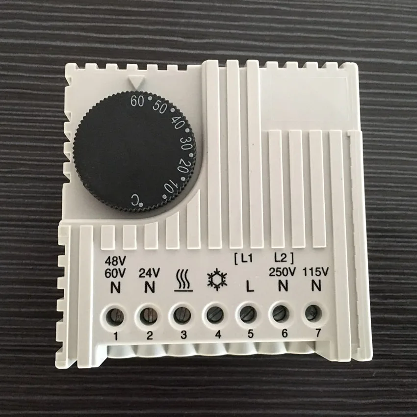 

30W Mechanical Programmable Room Thermostat Wide Voltage Range Electronic Thermostat Control For Cabinet Enclosure SK3110