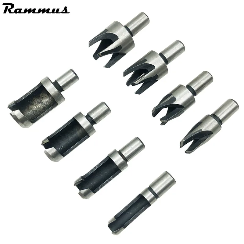8 шт./компл. 5/8 &quot1/2&quot 3/8 &quot1/4&quot стальной резак штифт дыропробивной сверло набор 10