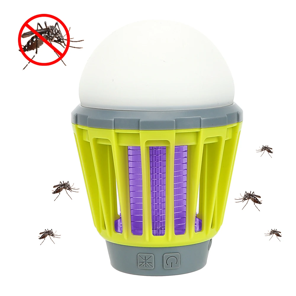 

ITimo USB Charging Night Light Mosquito Killer Lamp Portable Lighting Zapper Pest Repeller Lanterns for Camping Tent Light