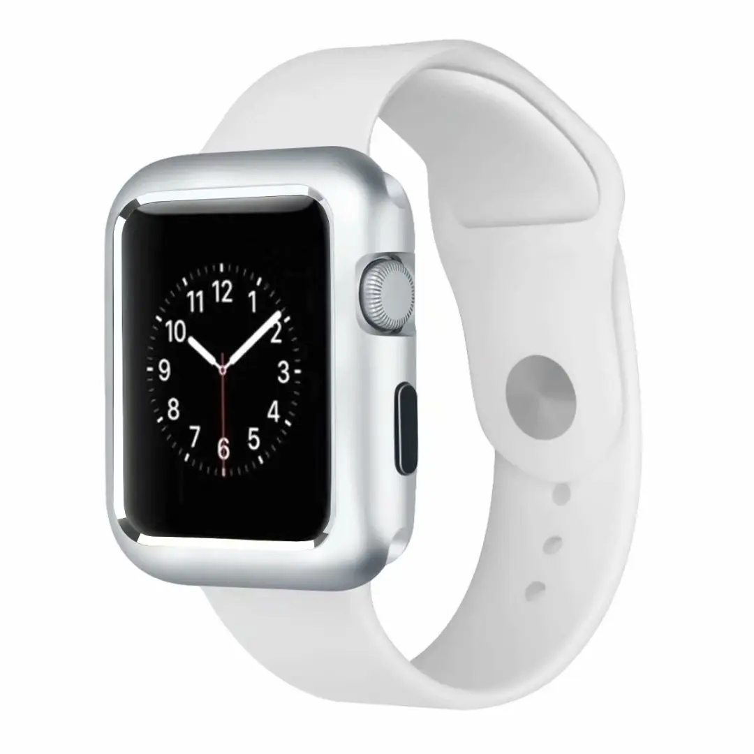 

mobile cell phone armor shockproof metal bumper magnetic Adsorption for apple watch 1 2 3 4 40mm