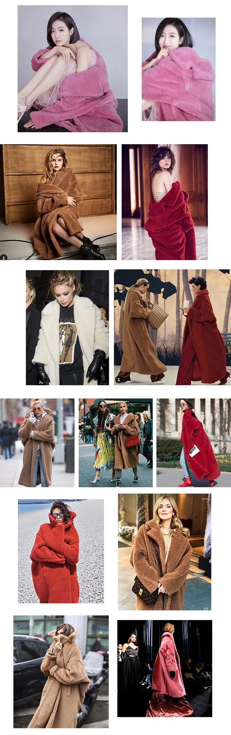 Стильная женская зимняя куртка большого размера с отворотом, однотонная, мохнатая, искусственный мех, длинное пальто, Ретро стиль, длинная, свободная, сохраняющая тепло куртка, верхняя одежда