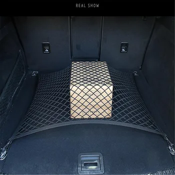 

4 Hook 60*80 cm Car Universal Trunk Cargo Net Mesh Storage Organizer For jeep wrangler grand cherokee compass patriot car parts