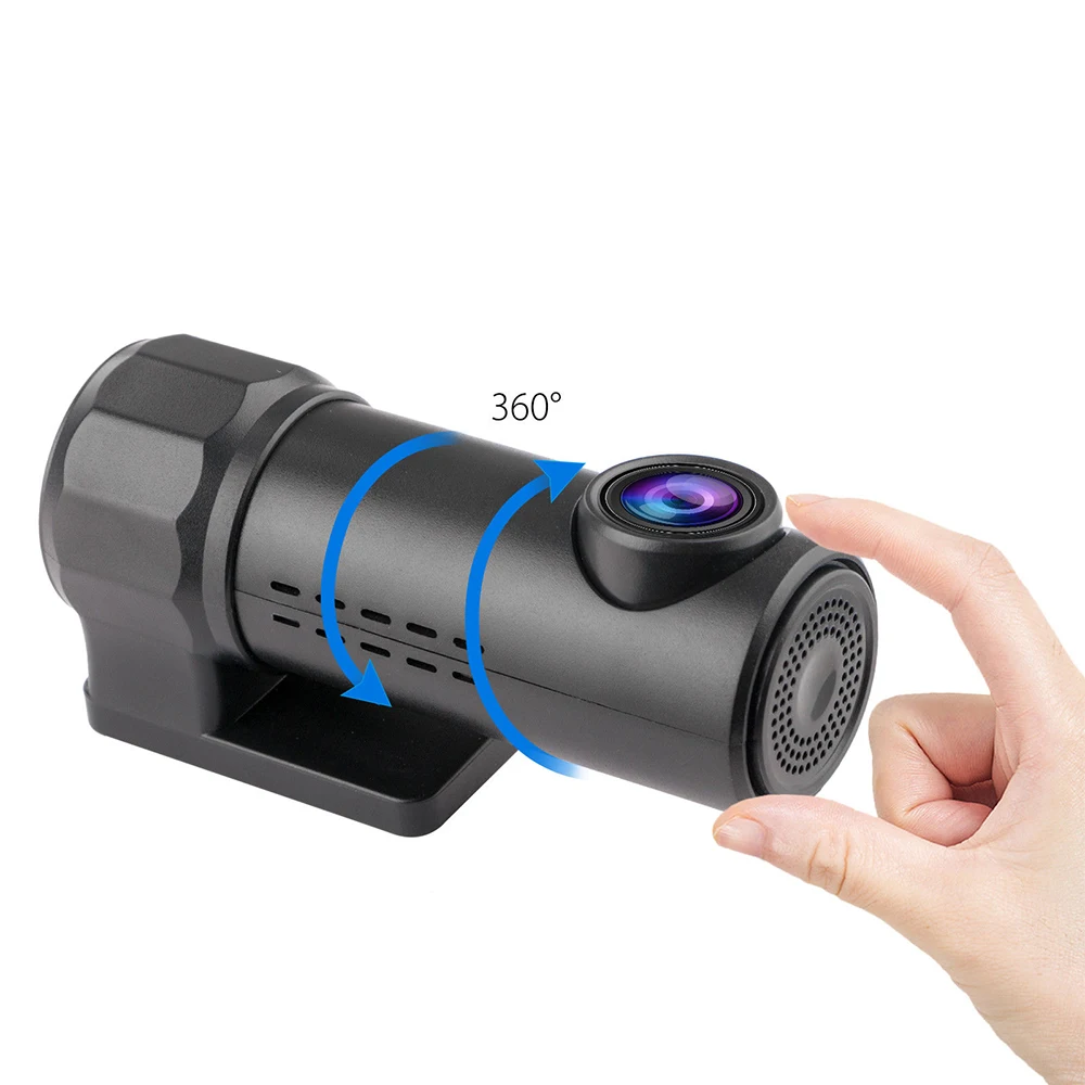 

Auto Mini HD 1080P Dash Cam Car DVR Tachograph Traffic Recorder Rearview Mirror WiFi Hidden Recorder 170 Degree Wide Angle