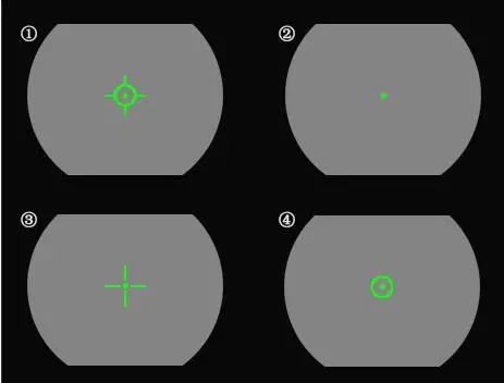 Тактический 1X22 рефлекторный прицел страйкбол оптические аксессуары мульти ретикулы красный и зеленый точка прицел с 3 Picatini рельсы