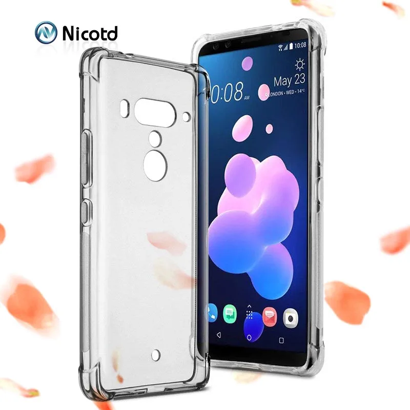 Air Cushion Shockproof Case For HTC U12 Plus Life u11 Eyes Desire 12s Silicone Phone Back