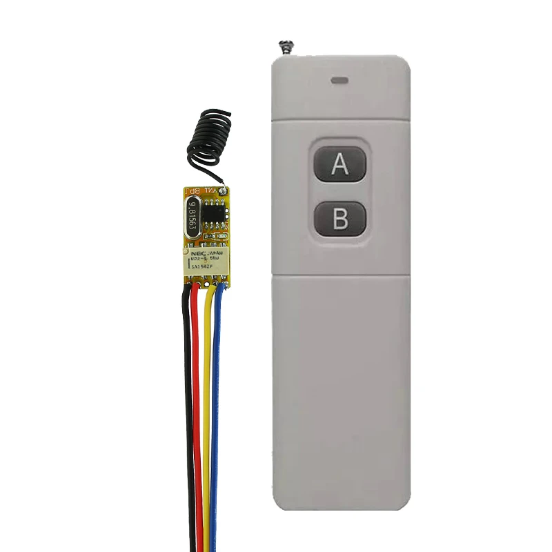

Small Volume Relay Receiver DC 3.6V 3.7V 4.8V 5V 6V 9V 12V Mini Remote Control Switch Micro Power Long Distance transmitter