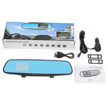 Car-styling 1080 P 2.8 pulgadas HD LCD Del Espejo de Coche Cámara Del Vehículo HD DVR Registrador de la Leva del Tablero de instrumentos