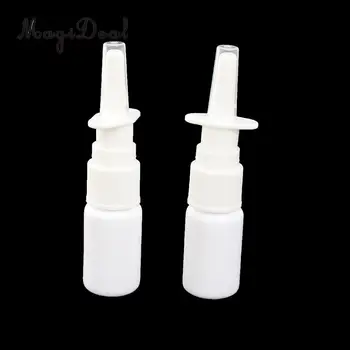 

MagiDeal Empty Plastic Nasal Fine Mist Spray Bottle Pump Sprayer with Cap-White Cosmetic Nose Spray Bottle