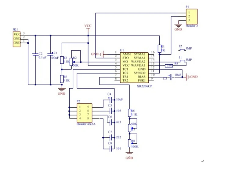 Details about   XR2206 Function Signal Generator DIY Kit Sine Output 1HZ-1MHZ Unassembled 