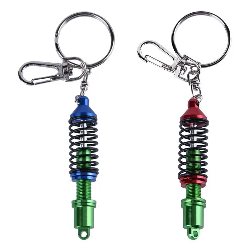 

1Pc Auto Keyring Metal Key Chain Damper Keyholder Shock Absorber Keychain Keyring Car Accessories Car Styling Interior Accessory