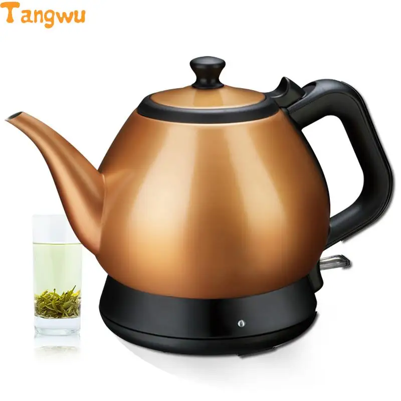 

Free shipping All stainless steel long mouth electric teapot small tea pot authentic Electric Kettles