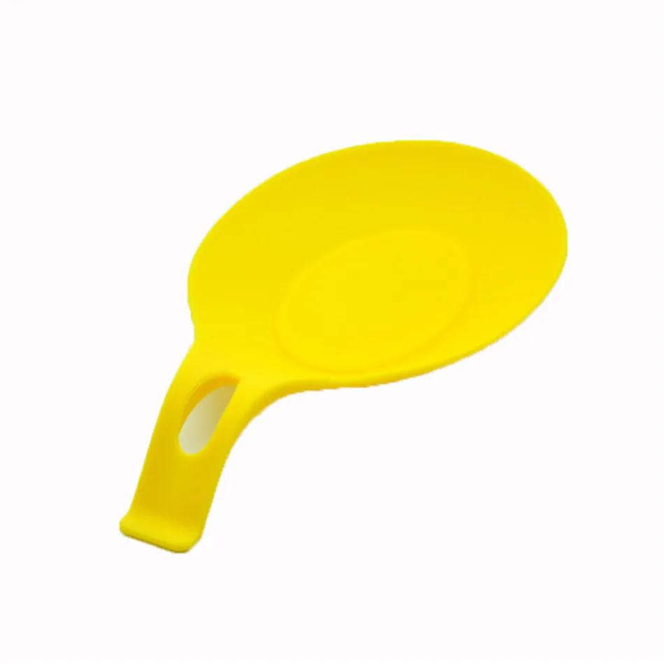 Silicone Spoon Rest Kitchen Gadgets Non-stick Food Grade Silicone Spoon Rest Spatula Holder Cooking Tools Spatula Brush Mat (10)