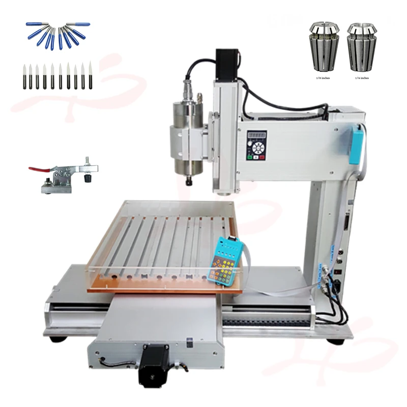 

CNC 3axis router 1500W 6040 mini CNC milling carving machine with water sink for metal woodwork