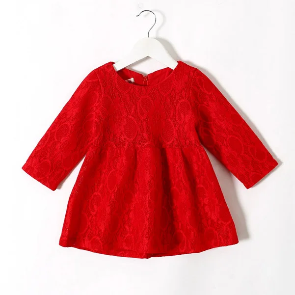 Long sleeve red dress baby Long sleeve red dress baby