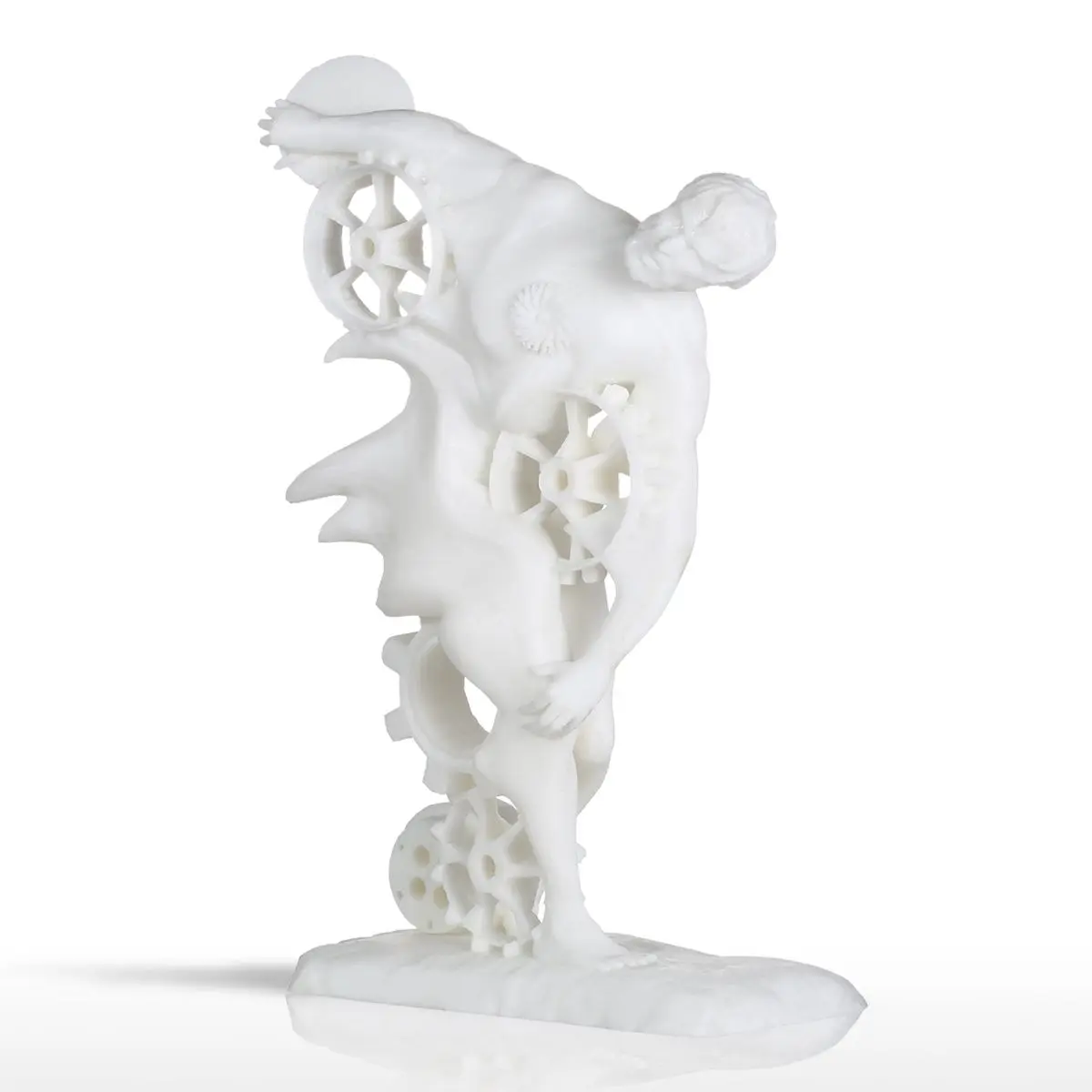 

Tooarts Discobolus Seneca 3D Printed Sculpture Home Decoration Parametric Ornament Sculpture Escultura Statues for Home Office