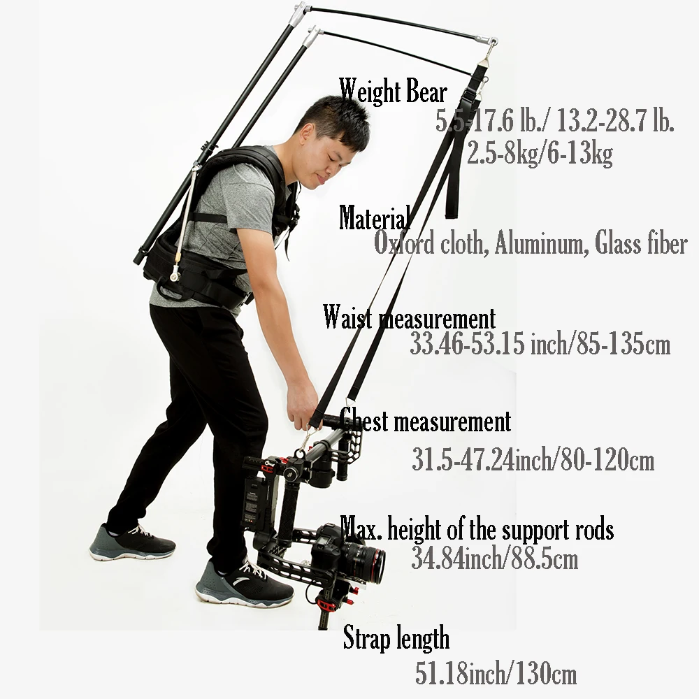 DIGITALFOTO V10 как EASYRIG steadicam камеры поддержки жилет для DJI Ronin S/M MOZA Air X 3 AXIS CRANE 3S gimbal