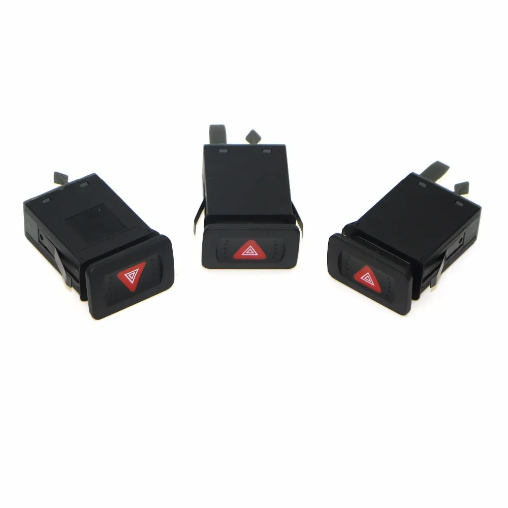 3Pcs OEM Switch Hazard Warning Flash Switchs Button Fir For VW Jetta 4 Bora Golf MK4 1J0 953 235