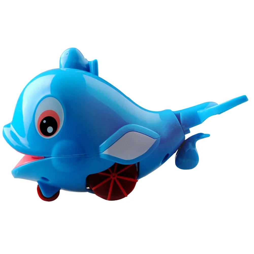 swimming toys Little Dolphin, baby bath toys, Pull spray water toyin