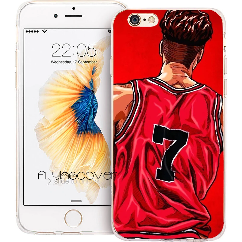 Slam Dunk Ryouta Miyagi Clear TPU Soft Silicone Coque Cases for iPhone 10 X 7 8 6 6S Plus 5S 5 SE 5C 4S 4 iPod Touch Cover. |