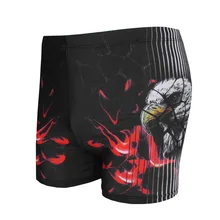 Мужские купальники плавки пляжные шорты с принтом животных быстросохнущие дышащие боксеры пляж серфинг Шорты купальные костюмы