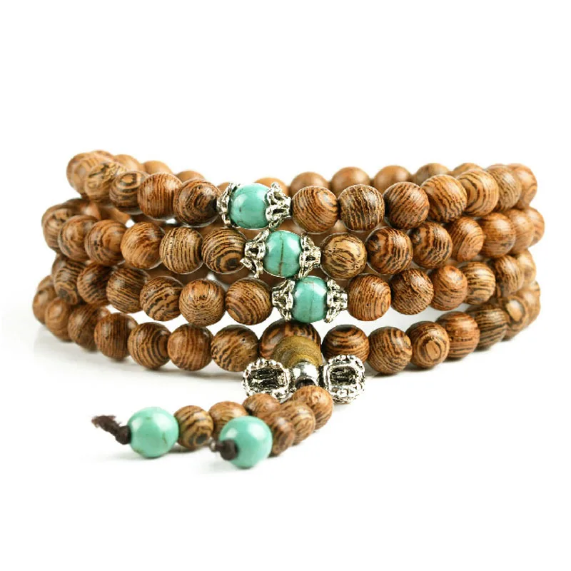 Ubeauty-108-Tibetan-buddhist-rosary-prayer-string-bracelet-African-Wenge-wood-beads-meditation-bracelets-women-men