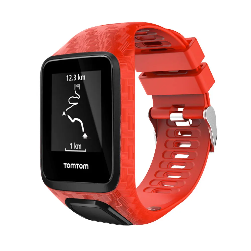 2 в 1 силиконовый сменный Браслет для часов Ремешок с рамкой для Tomtom Runner 2 3 Spark 3 gps Golfer Смарт часы спортивные повязки ремешок