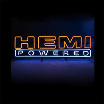 

17*14" HEMI POWERED christmas NEON SIGN Signboard REAL GLASS BEER BAR PUB Billiards store display Restaurant Shop Signs
