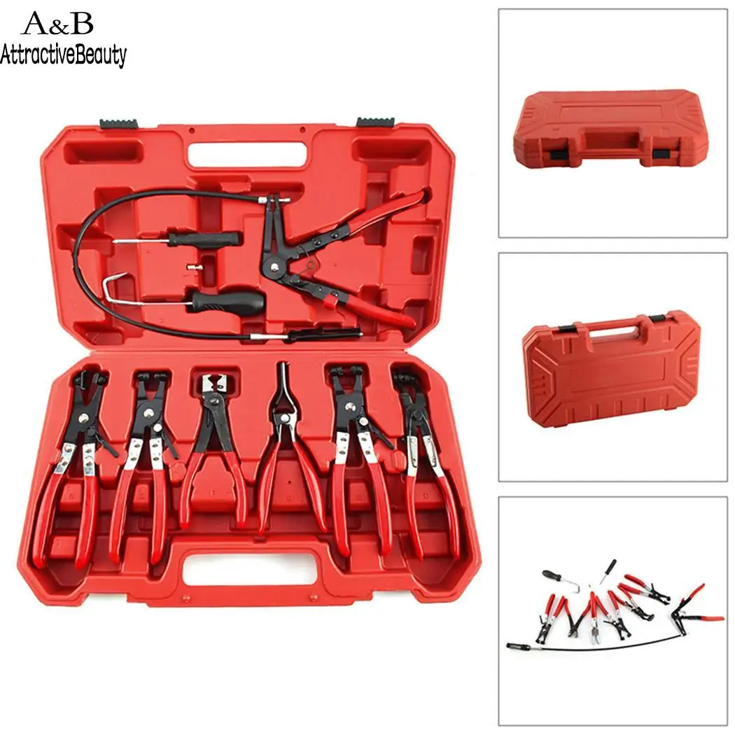 

Durable Multifunctional Hose Clamp Pliers Set Auto Repair As Picture Tool Set