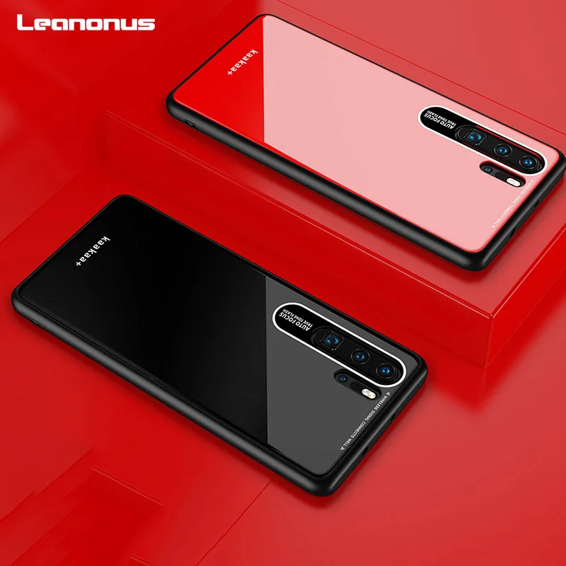 

Glossy Mirror Acrylic Case for Huawei P30Pro P30 Lite Case Soft Silicone Shockproof Plastic Hard Cover for Huawei P20 Lite Coque