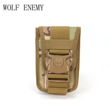 

Military Camouflage Bag for Men Tactical Phone Bags Camo Waterproof Backpack Molle Bag Sport Waist Belt Cellphone Hunting Bags