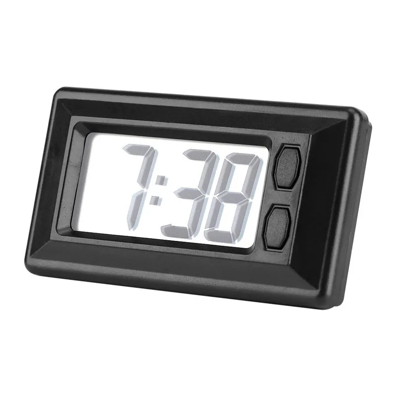 Ultra-thin Time Data LCD Screen Digital Display Superior Quality Convenient Fashion Clock With Calendar For Car Dashboard#291432 Ultra-thin Time Data LCD Screen Digital Display Superior Quality Convenient Fashion Clock With Calendar For Car Dashboard#291432