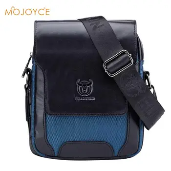 

BULLCAPTAIN Vintage Leather Bags for Man Genuine Leather Crossbody Bag Men Casual Single Shoulder Bag Messenger Men Casual Bags