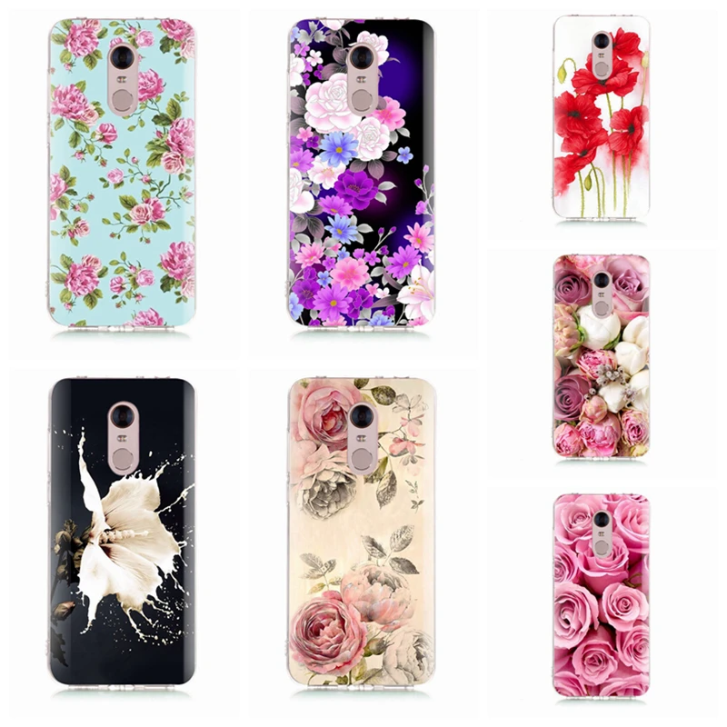 For Xiaomi Redmi Mi A1 Note 4 Pro 4A 5 6 6pro 5A 6A TPU Colorful Soft Flora Flower Face Painted Design Case D079 |
