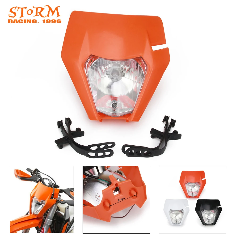 Универсальная фара для мотоцикла KTM EXC EXCF XC XCF XCW XCFW MX EGS SX SXF SXS SMR 125 250 300 500|Тенты и