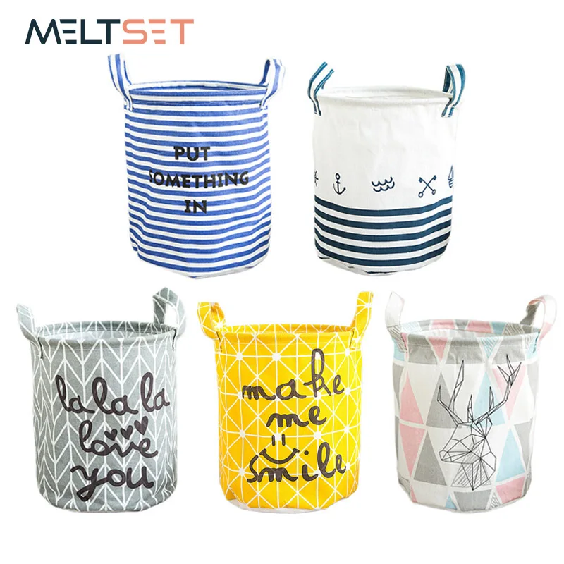 

23*26cm New Dirty Clothes Storage Basket For Toys Folding Sundry Underwear Laundry Basket