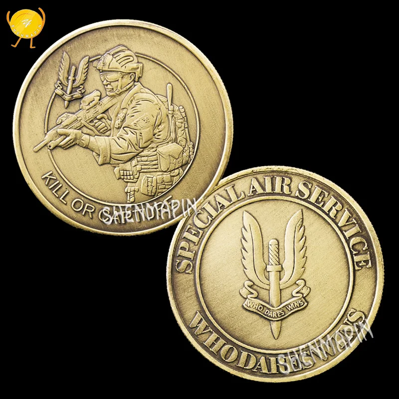 

Special Forces Sniper Challenge Coin Double-sided Embossed Ancient Bronze Commemorative Coin Military Coin Collectibles