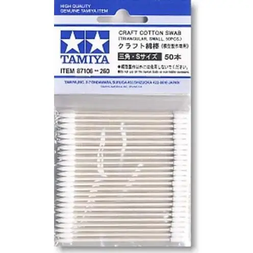 

Tamiya 87106 Craft Cotton Swab Triangular/Small (50pcs)