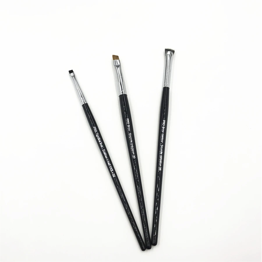 

Professional Small Tightline Eyeliner Brush Pro Angled Flat Eyebrow Contour Makeup Precision Brow Brush #20 #32 #36 Cosmetic