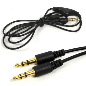 

3.5mm Male to Male Volume Control Stereo Headphone Audio Extension Cable Cord